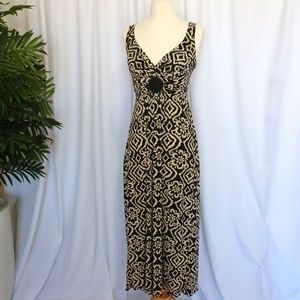 En Focus Petite Women's Dress Black/Tan Size 4P